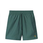 Carhartt WIP Chase Swim Trunks Rainforest / Gold - Parasol Store