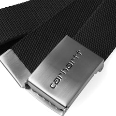 Carhartt WIP Clip Belt Chrome Black - Parasol Store