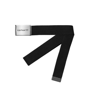 Carhartt WIP Clip Belt Chrome Black - Parasol Store
