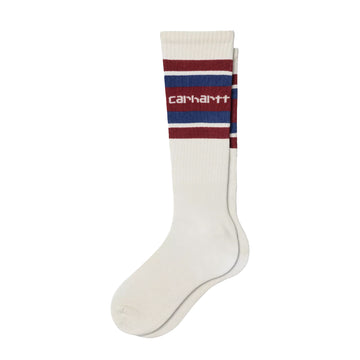 Carhartt WIP Connors Socks Natural / Scarlet / Wolfsbane - Parasol Store