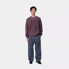 Carhartt WIP Curtis Sweater Tangled Shady Purple