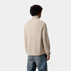 Carhartt WIP Detroit Half Zip Sweater Fleur De Sel - Parasol Store