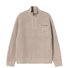 Carhartt WIP Detroit Half Zip Sweater Fleur De Sel - Parasol Store