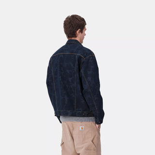 Carhartt WIP Duck Helston Jacket Camo Duck Black Heavy Bleached - Parasol Store