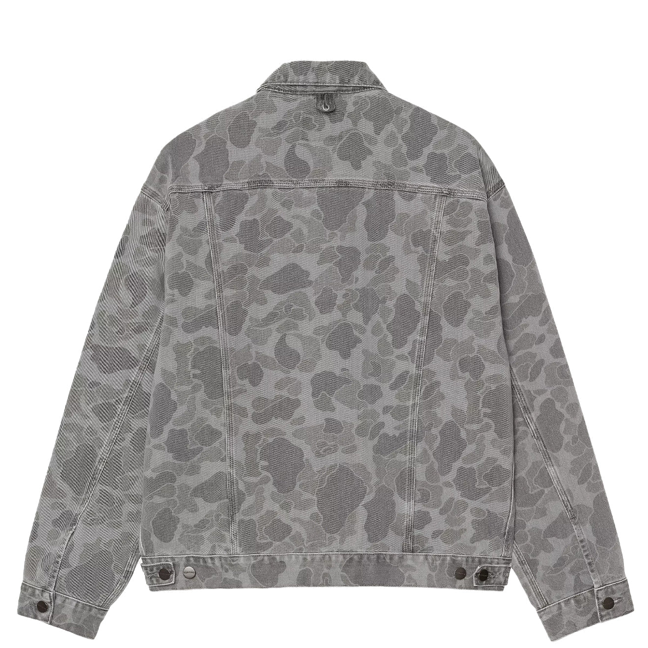 Carhartt WIP Duck Helston Jacket Camo Duck Black Heavy Bleached