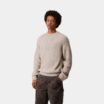 Carhartt WIP Firth Sweater Fleur De Sel - Parasol Store