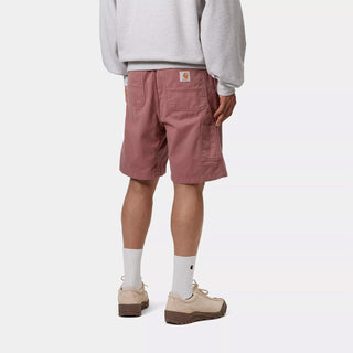 Carhartt WIP Flint Short Dusky Pink Garment Dyed - Parasol Store