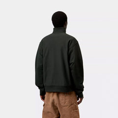 Carhartt WIP Half Zip American Script Sweat Raven