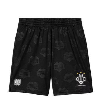 Carhartt WIP Harttes Football Short Heart Train Jacquard / Black - Parasol Store