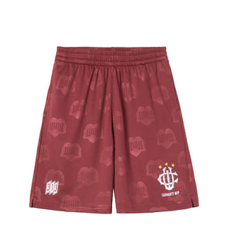 Carhartt WIP Harttes Football Short Heart Train Jacquard / Mulberry - Parasol Store