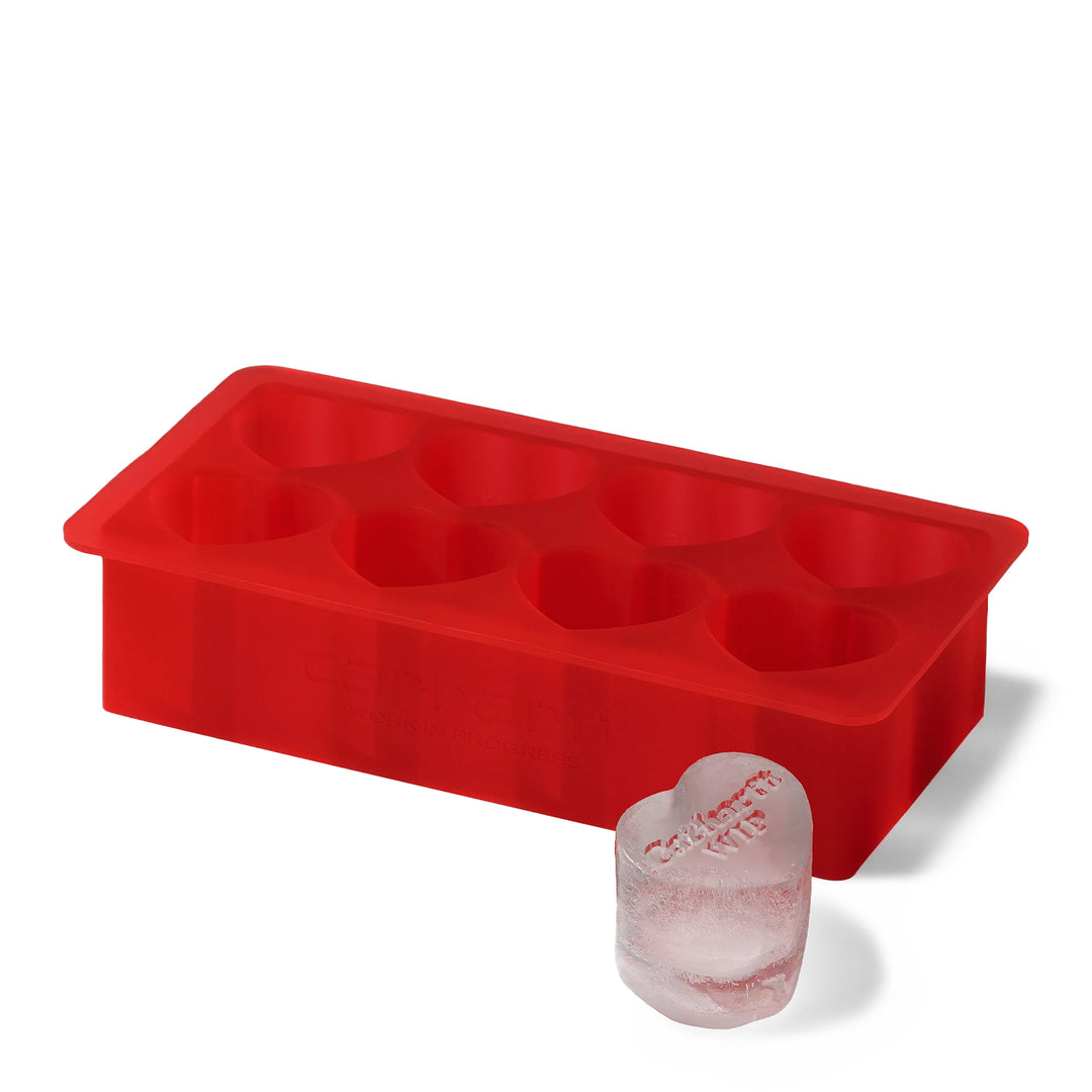 Carhartt WIP Heart Ice Cube Tray Scarlet - Parasol Store