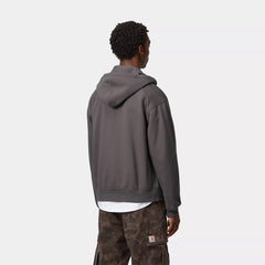 Carhartt WIP Hooded American Script Jacket Porphyry - Parasol Store