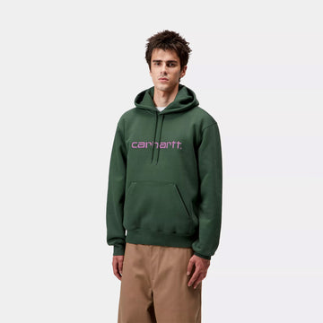 Carhartt WIP Hooded Carhartt Sweat Sycamore Tree / Phlox - Parasol Store