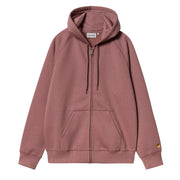 Carhartt WIP Hooded Chase Jacket Dusky Pink / Gold - Parasol Store
