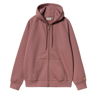 Carhartt WIP Hooded Chase Jacket Dusky Pink / Gold - Parasol Store