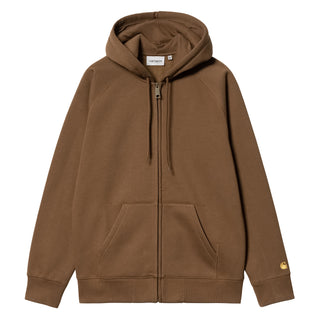 Carhartt WIP Hooded Chase Jacket Tamarind / Gold