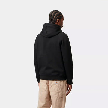 Carhartt WIP Hooded Chase Sweatshirt Black / Gold - Parasol Store