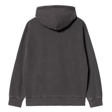 Carhartt WIP Hooded Nelson Sweat Black Garment Dyed - Parasol Store
