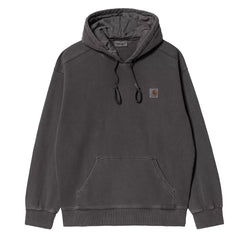 Carhartt WIP Hooded Nelson Sweat Black Garment Dyed - Parasol Store