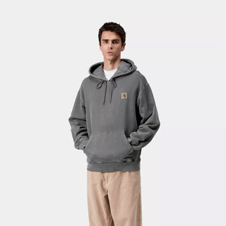 Carhartt WIP Hooded Vista Sweat Black Garment Dyed - Parasol Store