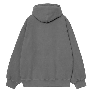 Carhartt WIP Hooded Vista Sweat Black Garment Dyed - Parasol Store