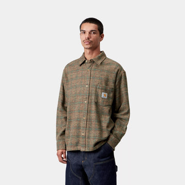Carhartt WIP L/S Bagley Shirt Bagley Check / Hamilton Brown
