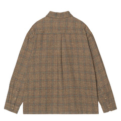 Carhartt WIP L/S Bagley Shirt Bagley Check / Hamilton Brown