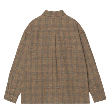 Carhartt WIP L/S Bagley Shirt Bagley Check / Hamilton Brown