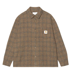 Carhartt WIP L/S Bagley Shirt Bagley Check / Hamilton Brown