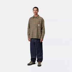 Carhartt WIP L/S Bagley Shirt Bagley Check / Hamilton Brown