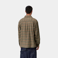 Carhartt WIP L/S Bagley Shirt Bagley Check / Hamilton Brown