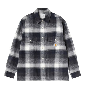 Carhartt WIP L/S Esterson Shirt Esterson Check / Dark Navy