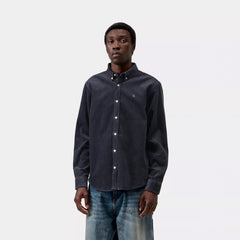 Carhartt WIP L/S Madison Cord Shirt Dark Navy