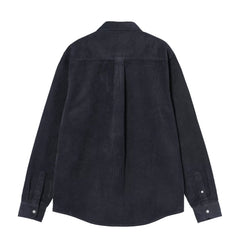 Carhartt WIP L/S Madison Cord Shirt Dark Navy