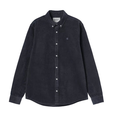 Carhartt WIP L/S Madison Cord Shirt Dark Navy