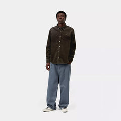 Carhartt WIP L/S Madison Cord Shirt Tobacco