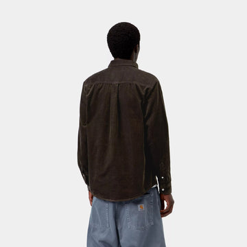 Carhartt WIP L/S Madison Cord Shirt Tobacco