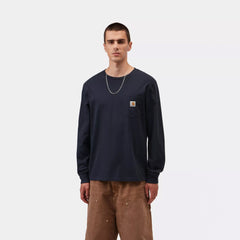 Carhartt WIP L/S Pocket T-Shirt Dark Navy