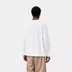 Carhartt WIP L/S Pocket T-Shirt White