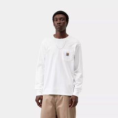 Carhartt WIP L/S Pocket T-Shirt White