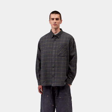 Carhartt WIP L/S Todrick Shirt Todrick Houndstooth / Blue