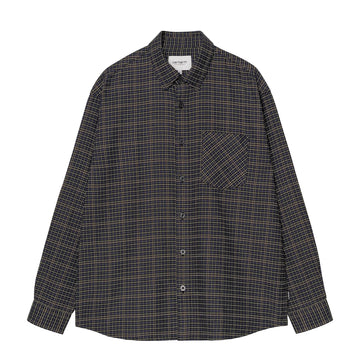 Carhartt WIP L/S Todrick Shirt Todrick Houndstooth / Blue