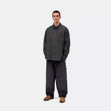 Carhartt WIP L/S Todrick Shirt Todrick Houndstooth / Blue