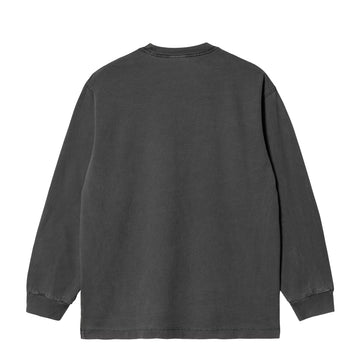Carhartt WIP L/S Vista T-Shirt Black Garment Dyed