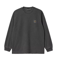 Carhartt WIP L/S Vista T-Shirt Black Garment Dyed