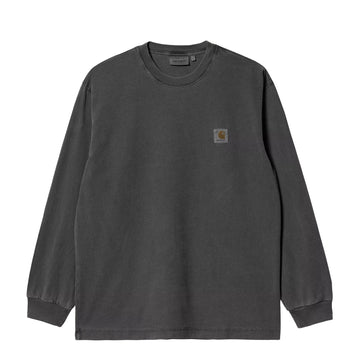 Carhartt WIP L/S Vista T-Shirt Black Garment Dyed