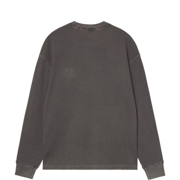 Carhartt WIP L/S Vista Waffle T-Shirt Black Garment Dyed