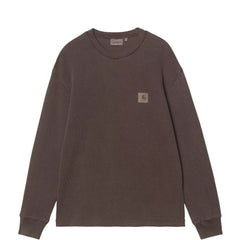 Carhartt WIP L/S Vista Waffle T-Shirt Tobacco Garment Dyed