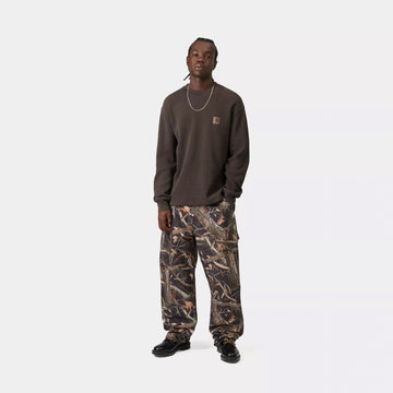 Carhartt WIP L/S Vista Waffle T-Shirt Tobacco Garment Dyed
