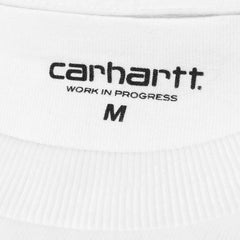 Carhartt WIP L/S Chase T-Shirt White / Gold - Parasol Store